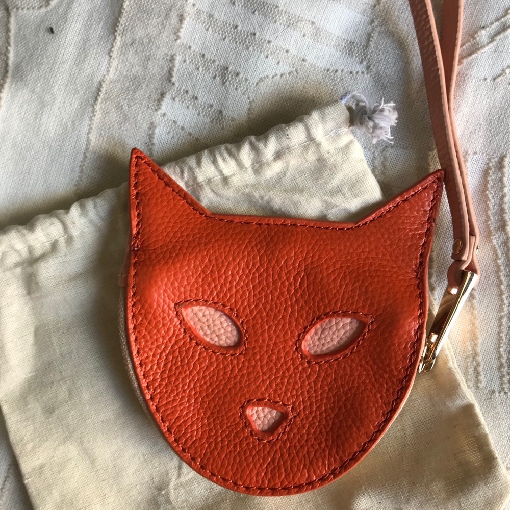NEVER USED Karen Walker Cat Coin Purse
